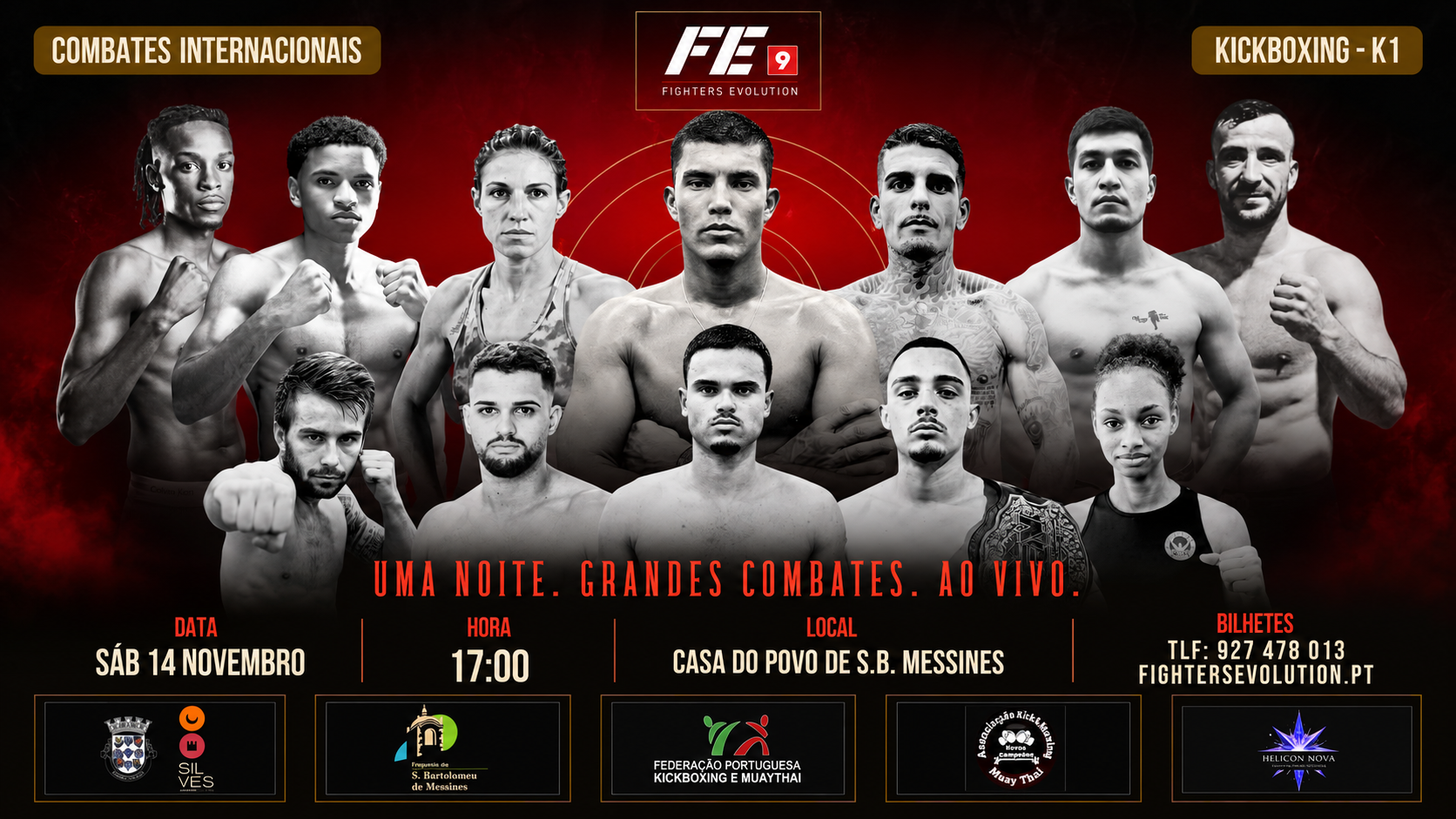 ighters Evolution 9 Promises an Afternoon of Thrilling International Fights in São Bartolomeu de Messines
